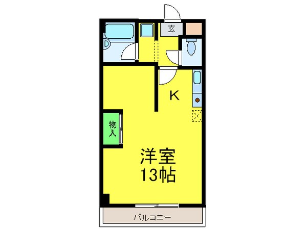 グリ－ンライフ浜寺の物件間取画像